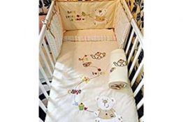 Cute Baby Bear 4 pce Bedding Bale Cream